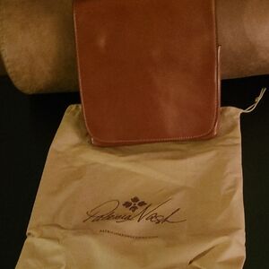 Patricia Nash Tan Leather Toiletry Bag